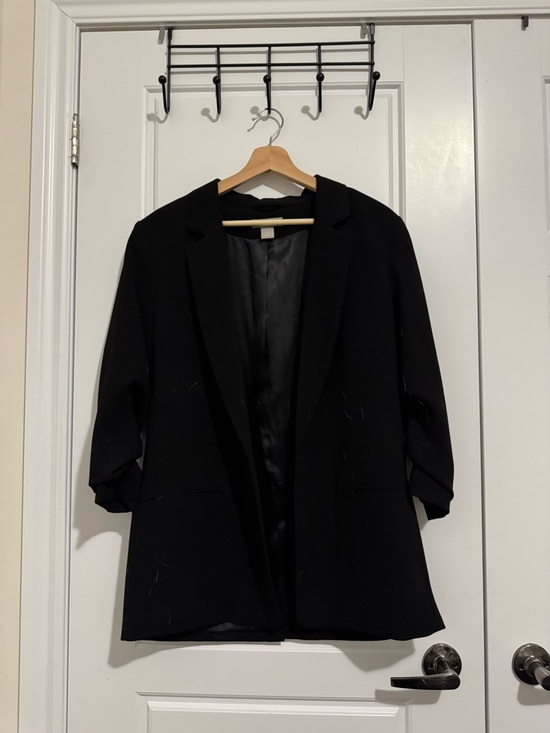 H&M Jackets & Blazers - H&M Black Open-Front Women's Blazer